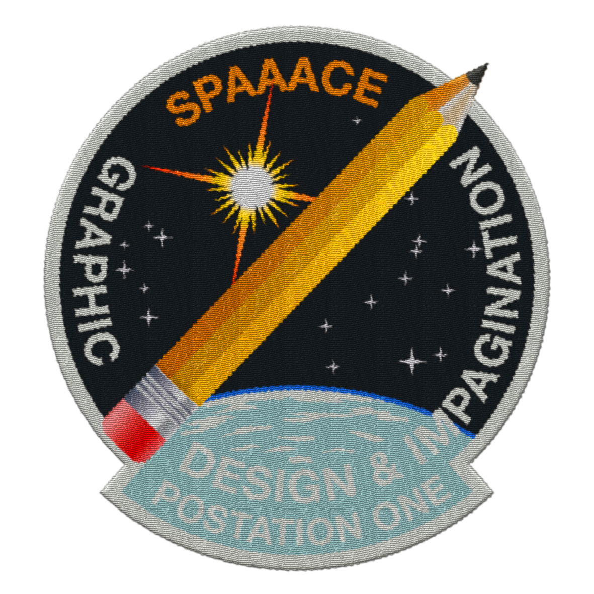 Spaaace - patch graphic design